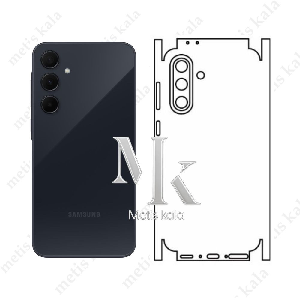 michegar-1-83 محافظ پشت 360 درجه Samsung Galaxy A35 مدل نانو هیدروژل شفاف - Image 1