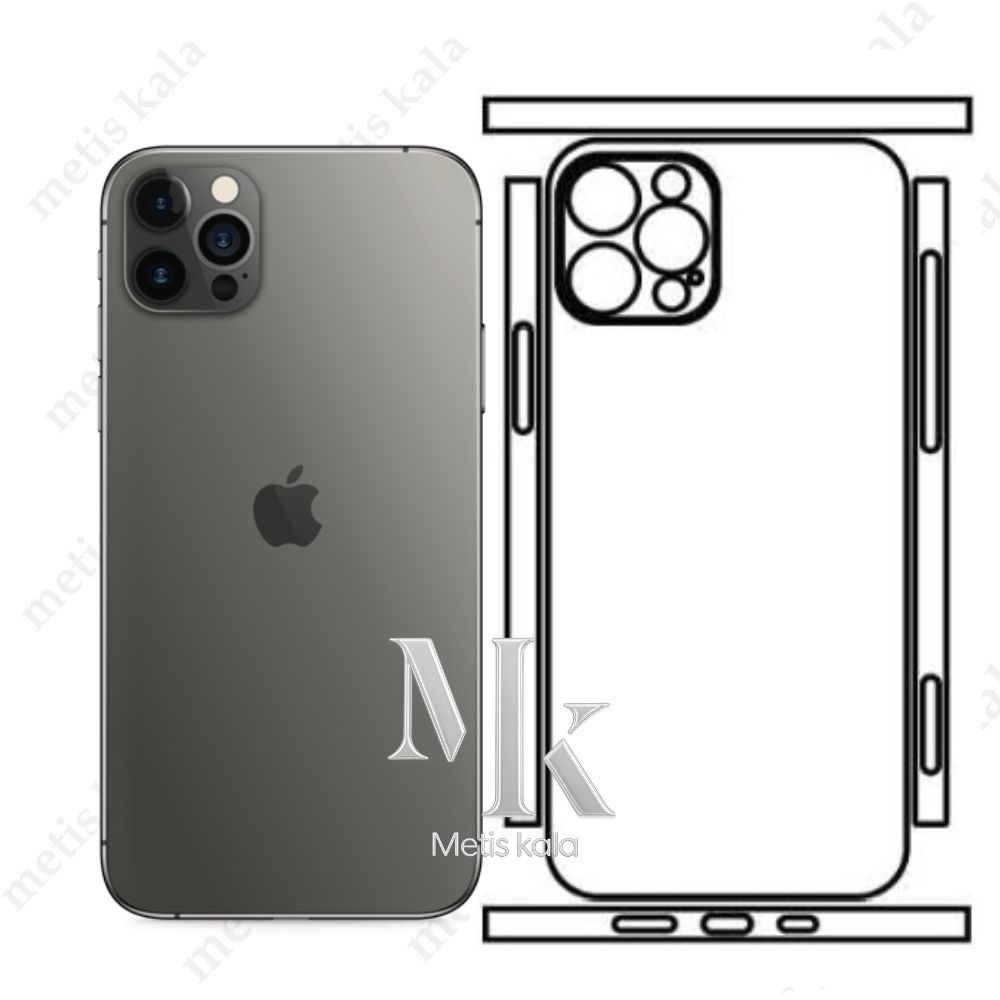 michegar-1-87 محافظ پشت و فریم Apple iPhone 12 مدل نانو هیدروژل شفاف - Image 1