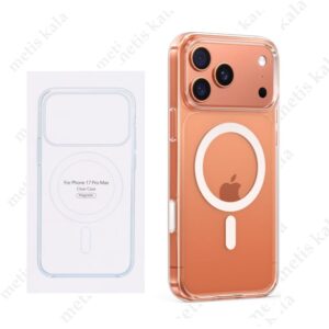 قاب iPhone 17ProMax شفاف مگسیف دار
