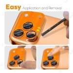 محافظ لنز iPhone 17ProMAX نارنجی برند مانکی - Image 4