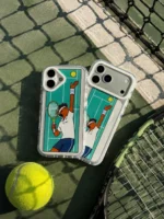 قاب گوشی iPhone 14 Pro آنتی شوک مگسیف Summer Tennis Boy - Image 2