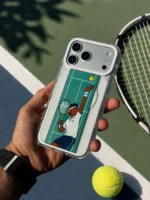 قاب گوشی iPhone 14 Pro آنتی شوک مگسیف Summer Tennis Boy