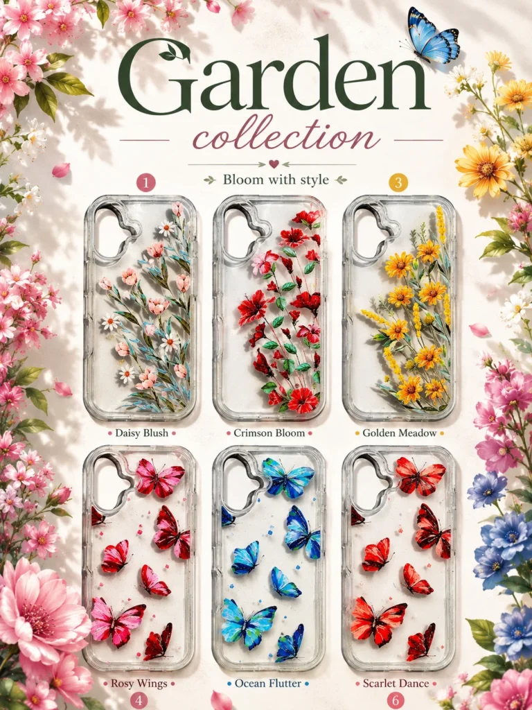 قاب گوشی آیفون گلیتر Garden Glitter CS Collection