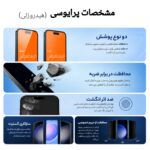 گلس پرایوسی Xiaomi Mi 2S مدل نانو هیدروژل - Image 2
