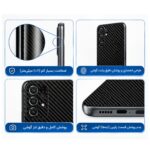 برچسب پشت کربن MK مناسب سامسونگ گلکسی Active Neo - تصویر 3